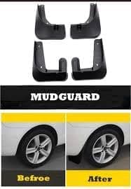 Autokaar OE Type/Box Type Car Mud Flap for Kia Sonet, Black