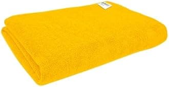 SOFTSPUN Microfiber Bath & Hair, Care Towel Set of 1 Piece, 70x140 Cms (Orange). Super Soft & Comfortable, Quick Drying, Ultra Absorbent in Large Size.