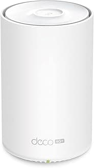 AX3000 4G+ Wi-Fi 6 Router, 4G+ LTE CAT6 Coverage, Sim Card Slot, Upto 1500Mbps, add on for all Wi-Fi 7/6/5 Deco Mesh Wi-Fi, Ideal for Gaming & 4K,works with Amazon Alexa & Google (Deco X50-4G)