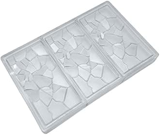 Crack Shape Chocolate Bar Mold Polycarbonate Energy Bar Moulds Chocolate Maker