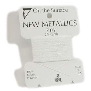 On The Surface Metallic Embellishment Thread 25 Yards OPAL 420105