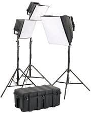 ALZO 600-EX Video 3 light location Kit with case - by alzodigital.com