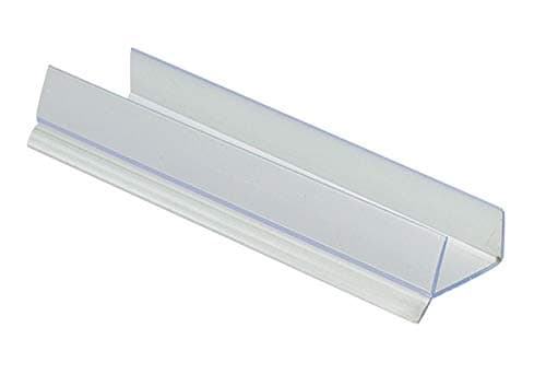 Plinth Sealing Strip for 15-16mm Panel Thickness Clear Plastic - 5 Strips at 1000mm (1m) Length