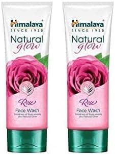 Himalaya Natural Glow Rose Face Wash 50 ml (Pack of 2)