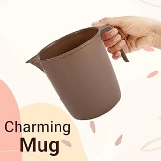 Kuber Industries Set of 12 Bathroom Combo Set | Bathware Set | 4 Piece Tub-4 Piece Bucket & 4 Piece Mug Combo Set for Bathroom | Bathing Set | Bathroom Accessories Set | Brown