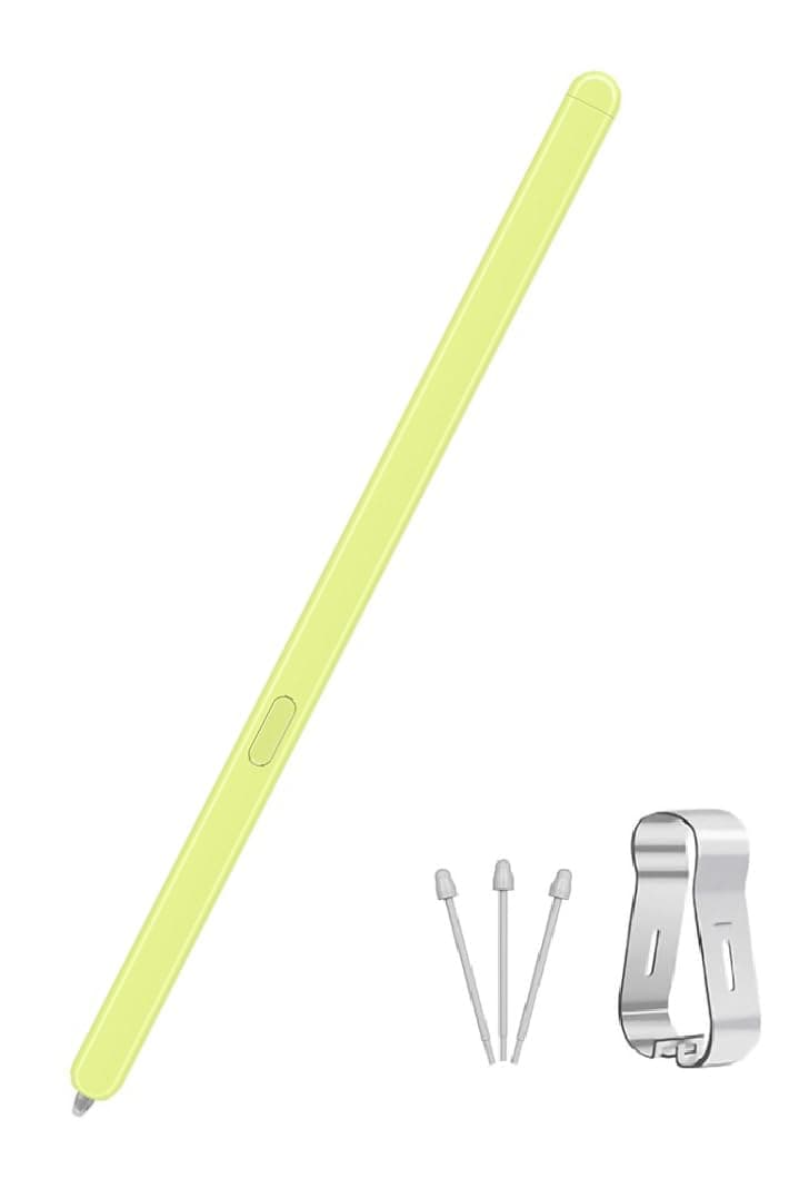 Galaxy Z Fold 6/Fold 5 Slim S Pen Fold Edition 4096 Pressure Levels Compatible with Galaxy Z Fold 6/5 Phones Only, Fold 5 Pen Slim 1.5mm Pen Tip, with 3*Tips (Green)