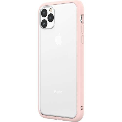 RhinoShield Modular Case Compatible with [iPhone 11 Pro Max] | Mod NX - Customizable Shock Absorbent Heavy Duty Protective Cover 3.5M / 11ft Drop Protection - Blush Pink
