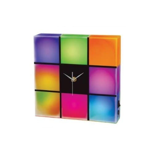 Creative Motion 10835-0 LED Color Changing Panel with Clock