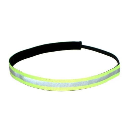 Reflective Neon Lime Groovy Headband 5/8"