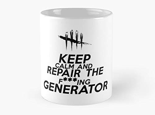 Dead By Daylight Keep Calm Mug, Standard Tea Coffee Mug - 11 oz Premium Quality printed coffee mug - Unique Gifting ideas for Friend/coworker/loved ones