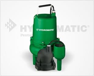 Hydromatic SP40A1 4/10 HP, 1 Phase, 115 Volt Cast Iron Submersible Sewage Ejector Pump (Automatic), 20' Cord