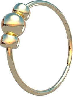 Gold Nose Ring - Thin Tiny 24 Gauge 7mm Beaded Nose Hoop Ring - 14k Gold Filled Nose Rings For Women - Small Handmade Nose Piercing Jewelry - Gift Ready