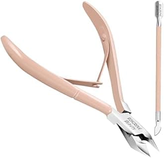 Professional Cuticle Cutter & Pusher Trimmer Manicure Tools with Double Spring – Perfect Nail Care Tool for Manicure & Pedicure Beauty at Home/Spa/Saloon