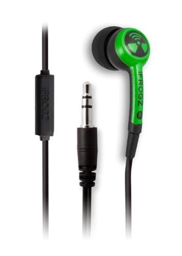 iFrogz EarPollution Plugz Earbuds with Mic - Lime
