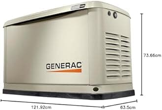 Generac 7209 Guardian 24kW Automatic Home Standby Generator - Wi-Fi Enabled - Space-Efficient & Cost Savings