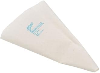 Ateco Plastic Coated Canvas Decorating Bag, 10-Inch, Reusable, Made in USA, White