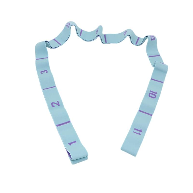 Stretch Strap, Elastic Yoga Stretching Strap, Multi-Loop for Physical Therapy, Pilates, Yoga, Dance & Gymnastics Exercise and Flexible Pilates Stretch Band 11 Loops