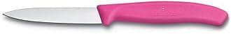Victorinox 3.25 Inch Swiss Classic Paring Knife with Straight Edge, Spear Point, Pink
