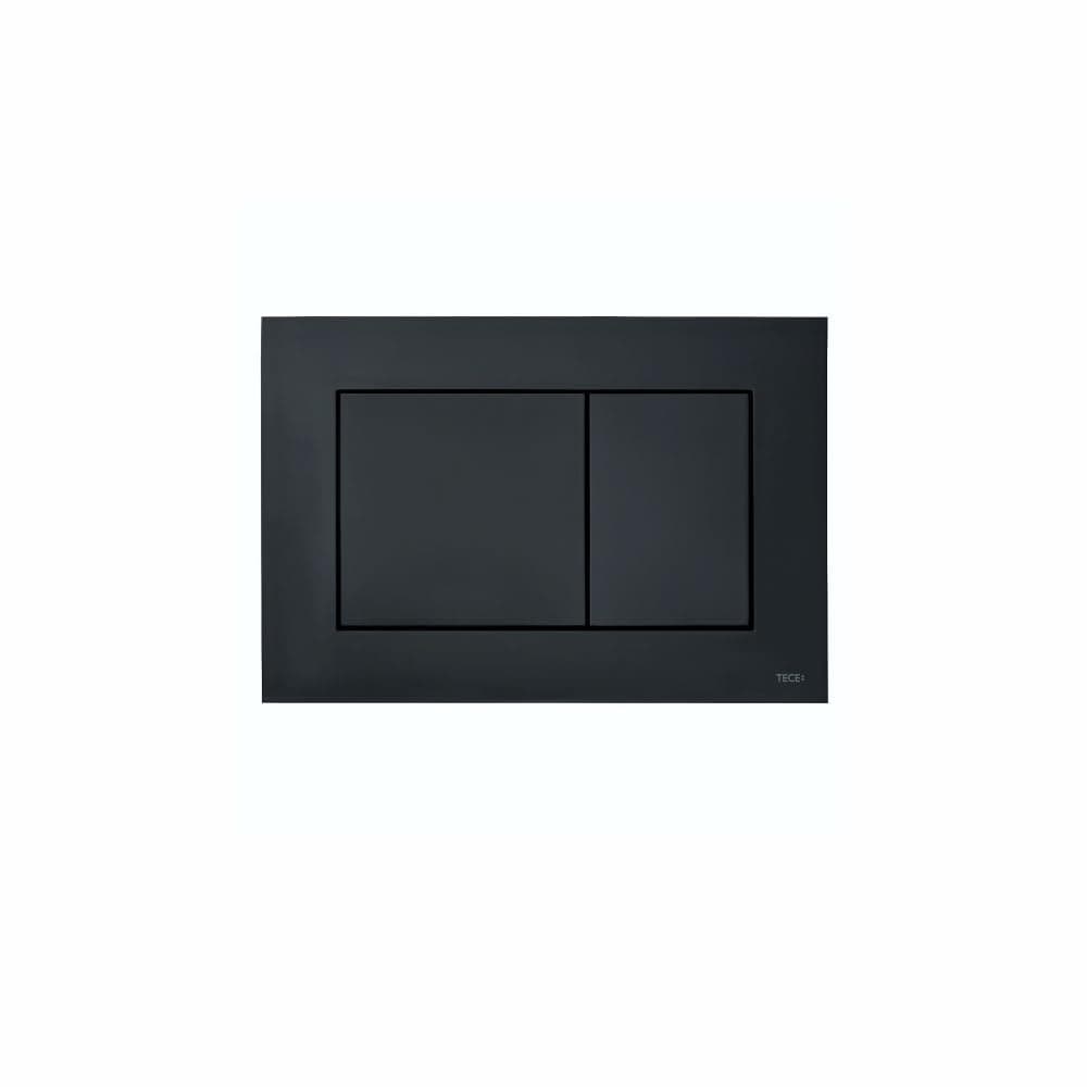 TECE Geberit x button, bright chrome-plated, 220 x 150 x 5 mm, matt black