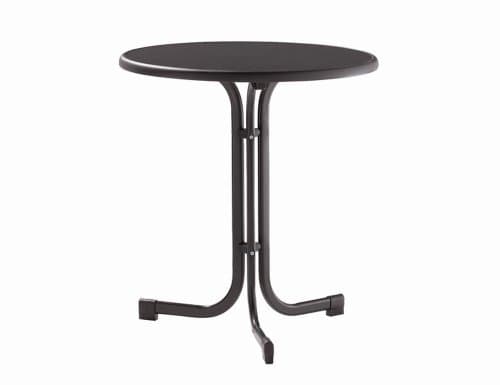 SIEGER Folding Boulevard Table with mecalit-PRO Decorative Plate
