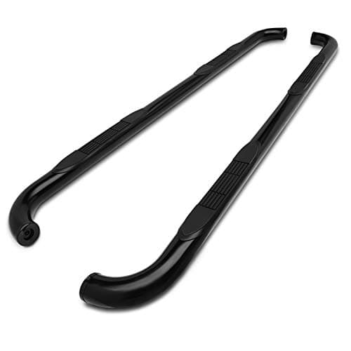 TAC 3" Gloss Black Side Steps Compatible with 1999-2016 Ford F250/F350/F450/F550 Super Duty Super Cab Running Boards Side Bars Step Rails Pickup Truck Accessories 2PCS
