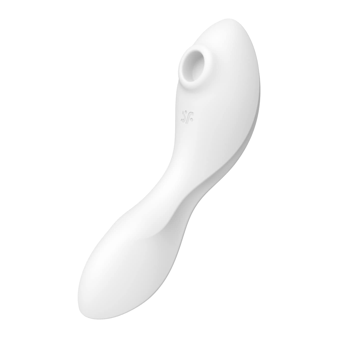 Satisfyer 'Curvy Trinity 5 Connect App', 16.5 cm, with app, 3 Motors, usable on Both Sides, Colour:White