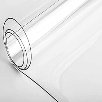 Transparent Carpet 1.5mm Thick Area Rug Clear Rug Runners for Hallways, Waterproof PVC Transparent Floor Mat for Carpet and Hardwood Floor Protector, 85cm/105cm/125cm/145cm/165cm/185cm/205cm Wide Mult