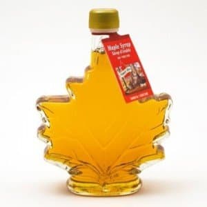 Turkey Hill Sugarbush Maple Syrup, 250 mL Maple Leaf Bottle, Amber Rich Taste, Canada Grade A