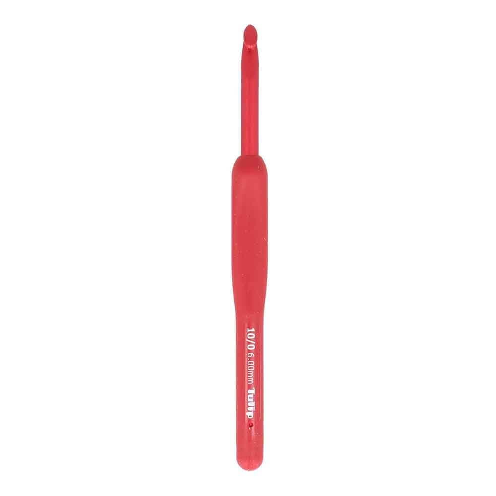 Etimo Red Crochet Hook Soft-Grip 6.00mm