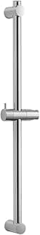 Shower Slide Bar 28 in Adjustable Installation Distance 19-27 in with 360° Adjustable Handheld Shower Head Holder for Bathroom, Screw Wall Mounted, Chrome Finish