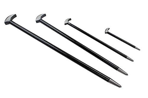 US PRO Tools 4pc Heel Bar Set Podgers Pry Bars Toe 150, 300, 400, 500mm 6857
