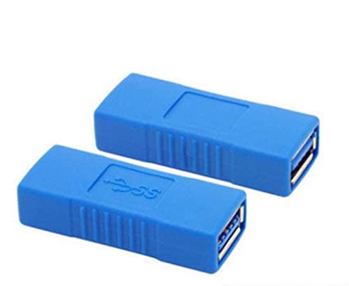2 pcs USB 3.0 Female to USB 3.0 Female Adapter Converter Connector