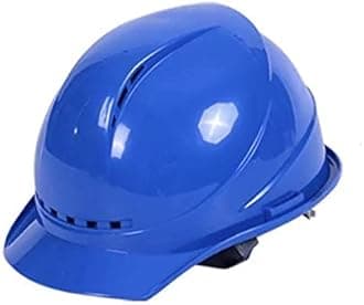 WYATT Safety Helmet Hard Hat Ratchet Breathable Head Protection with 4 Sided Keep Cool Vents Adjustable Outdoor Work Head Safety Helmet (Blue)