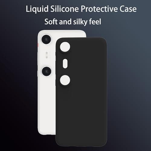 for Xreal Beam Pro Case with Tempered Glass Screen Protector,Slim Soft Silicone Full-Body Protective Cover for Xreal Beam Pro (Black)