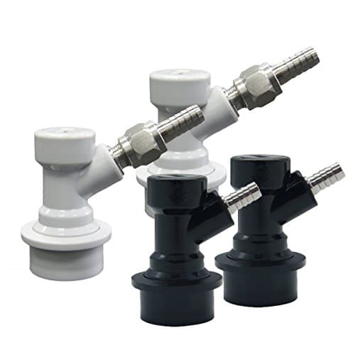 Ball Lock Keg Fitting Disconnect - PERA Brand Include Ball Lock Gas Disconnect, Ball Lock Liquid Disconnect, Swivel Nut for Cornelius Keg Quality Guarantee