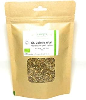 Organic St Johns Wort Dried Herb (Hypericum perforatum) (100g)