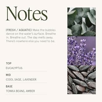 LA JOLIE MUSE Large Wood Wicked Candle, Eucalyptus & Sage, 19.4oz 90hrs