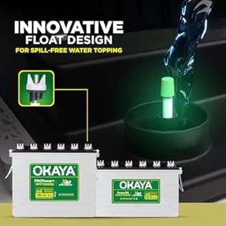 OKAYA PRO Power OPTT22060 190Ah Tall Tubular Inverter Battery for Home, Office & Shops with Certified Extra Backup | Spillage Free & Low Maintenance Design | 60 Months Warranty