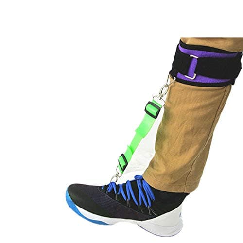 Foot Drop Orthotics Device Ankle Foot Support Brace Strap for Stroke Hemiplegia Bedridden Rehabilitation Training (Style 2-L)