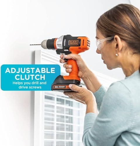 BLACK+DECKER Bd Matrix 20V Max Lithim Drill 2500 Watt 10 Millimeters, Orange