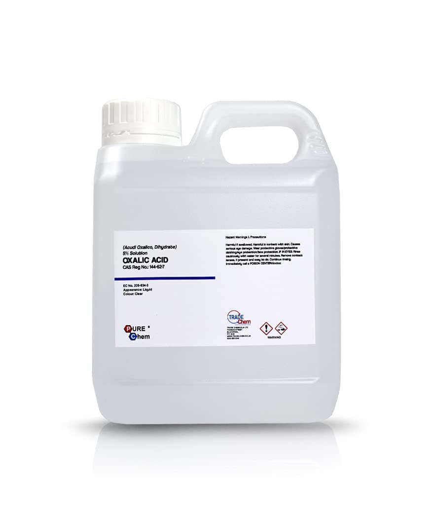 Oxalic Acid 5% Solution Container Bleaching/Stain Removal/Rust Remover (1L Container)