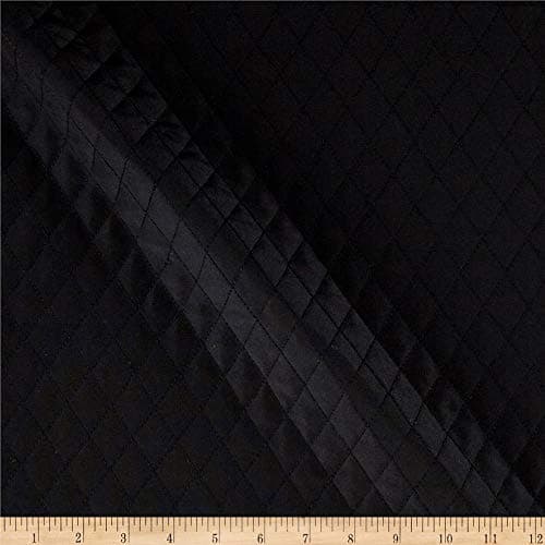 Ametex Quilted Interlining Black Fabric By The Yard