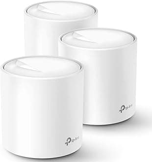 TP-Link Deco WiFi 6 Mesh System(Deco X20) - Covers up to 5800 Sq.Ft, Replaces Wireless Routers and Extenders(3-Pack, 6 Ethernet Ports in total, supports Wired Ethernet Backhaul)