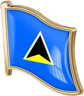 vmcoatduCountry Flag Pin Badge International Travel Brooch Metal Alloy Souvenir Pin for Hat Clothes Backpack