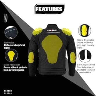 PROFIRST Motorbike Men’s Riding Jacket Motorcycle Jacket for Men Waterproof Jacket CE Armored Protection