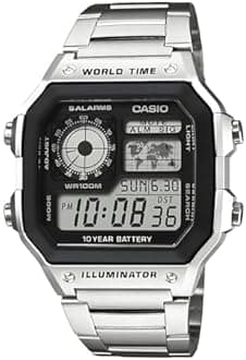 Casio Men's Digital Dial Stainless Steel