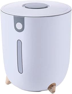 Rice Storage Rice Dispenser with Measuring Cup Food Cereal Storage Bucket Container Kitchen Tool