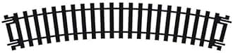 Hornby Hobby Train Tracks - R606 2nd Radius Curve, 22.5-Degree, 438mm Track Pieces - Small Scale Model Accessories for Train, Electric Railroad Supplies with HO/OO Gauge Compatibility, curved Tracks