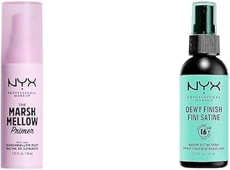 Vegan Smoothing Primer & Dewy Setting Spray for 16HR Makeup Wear