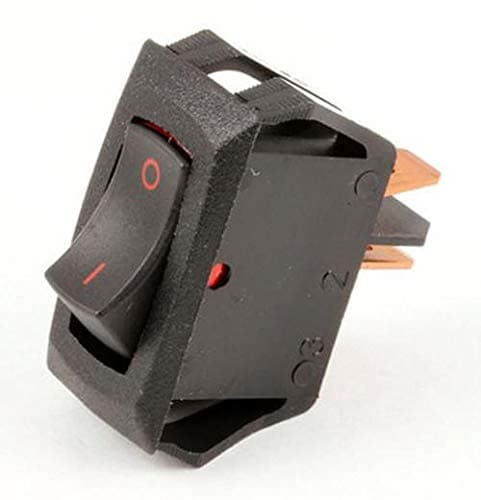 Carling TechnologiesRA901-VB-B-9-V X2 Switch, Rocker, Spst, 16A, 250V, Black (Pack of 2)